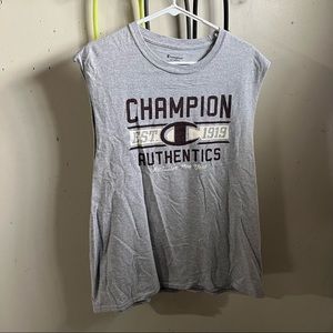 Champion athletics sleeveless tee